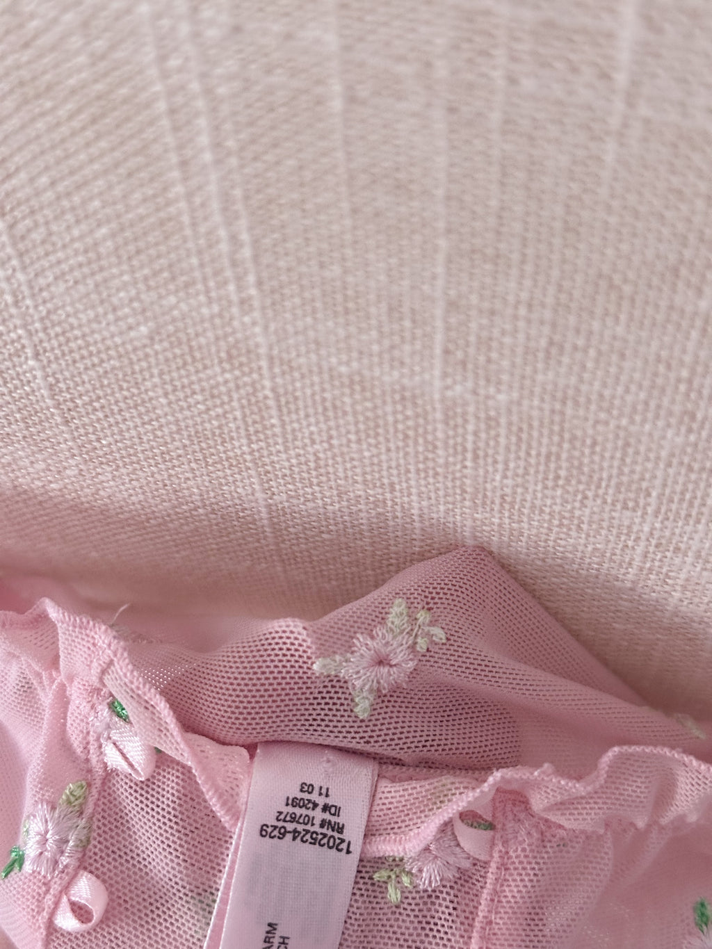 Vintage Victoria's Secret pink floral cami