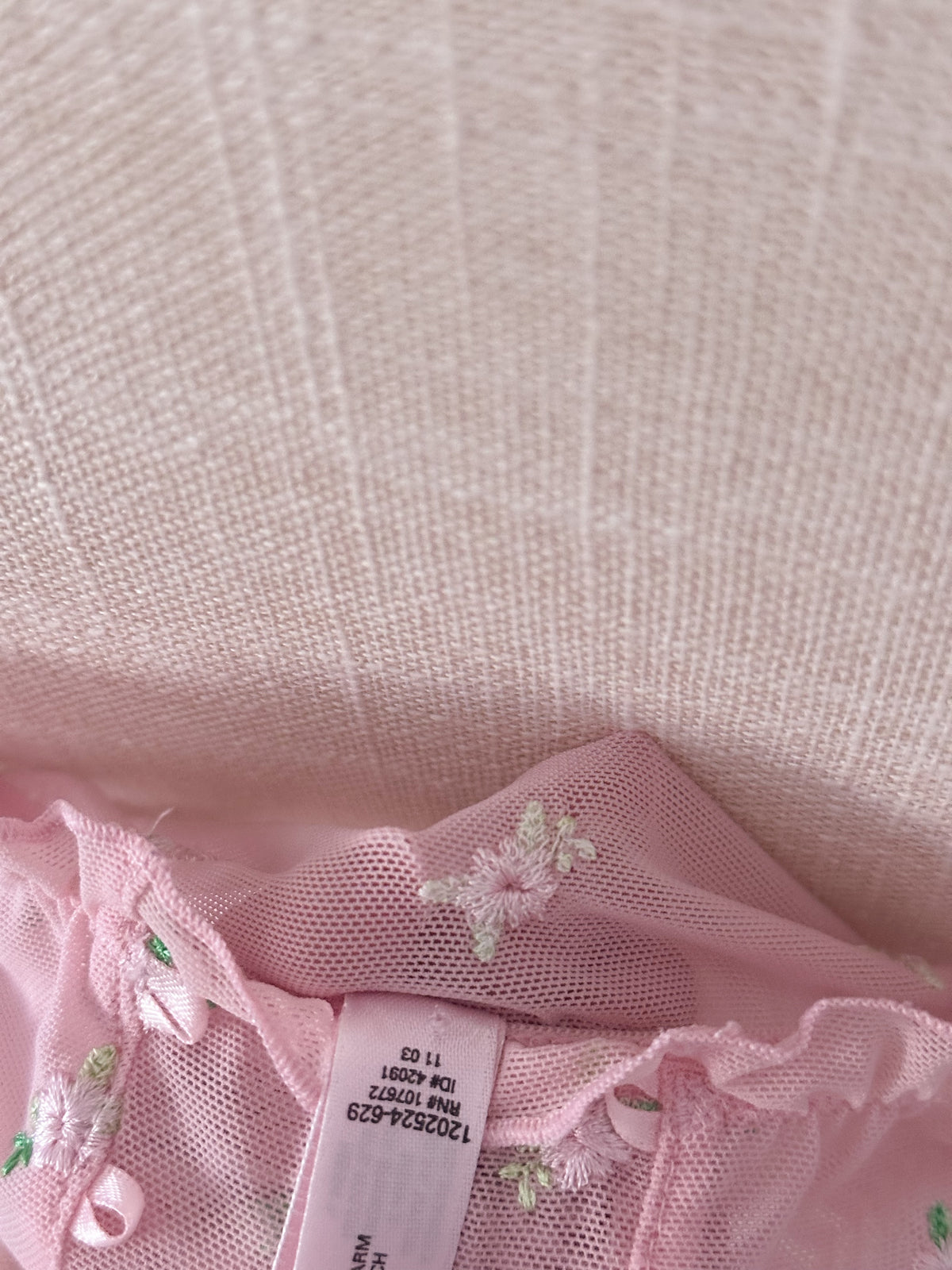 Vintage Victoria's Secret pink floral cami
