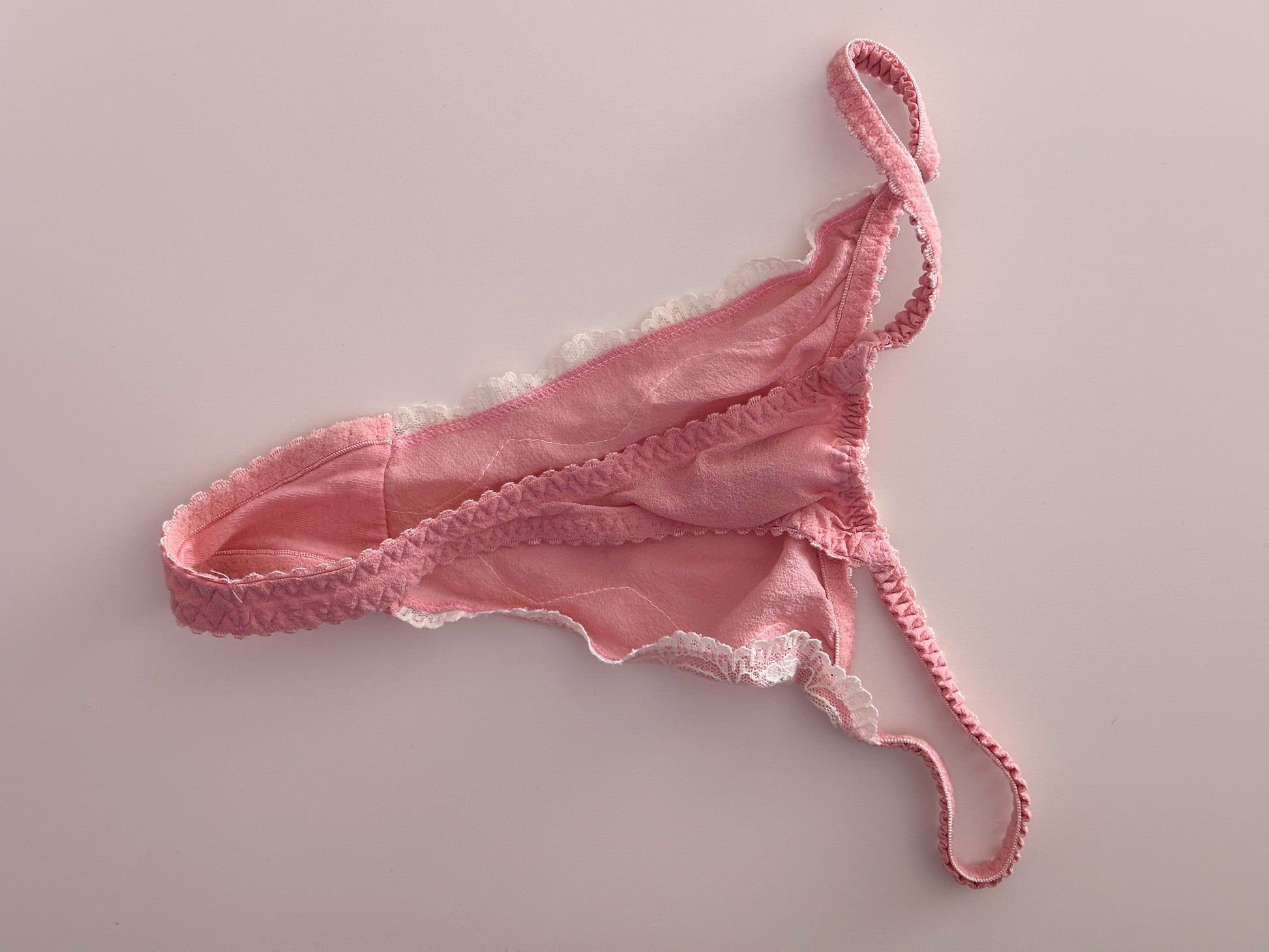 Vintage Victoria's Secret, pink baby doll set size: xs