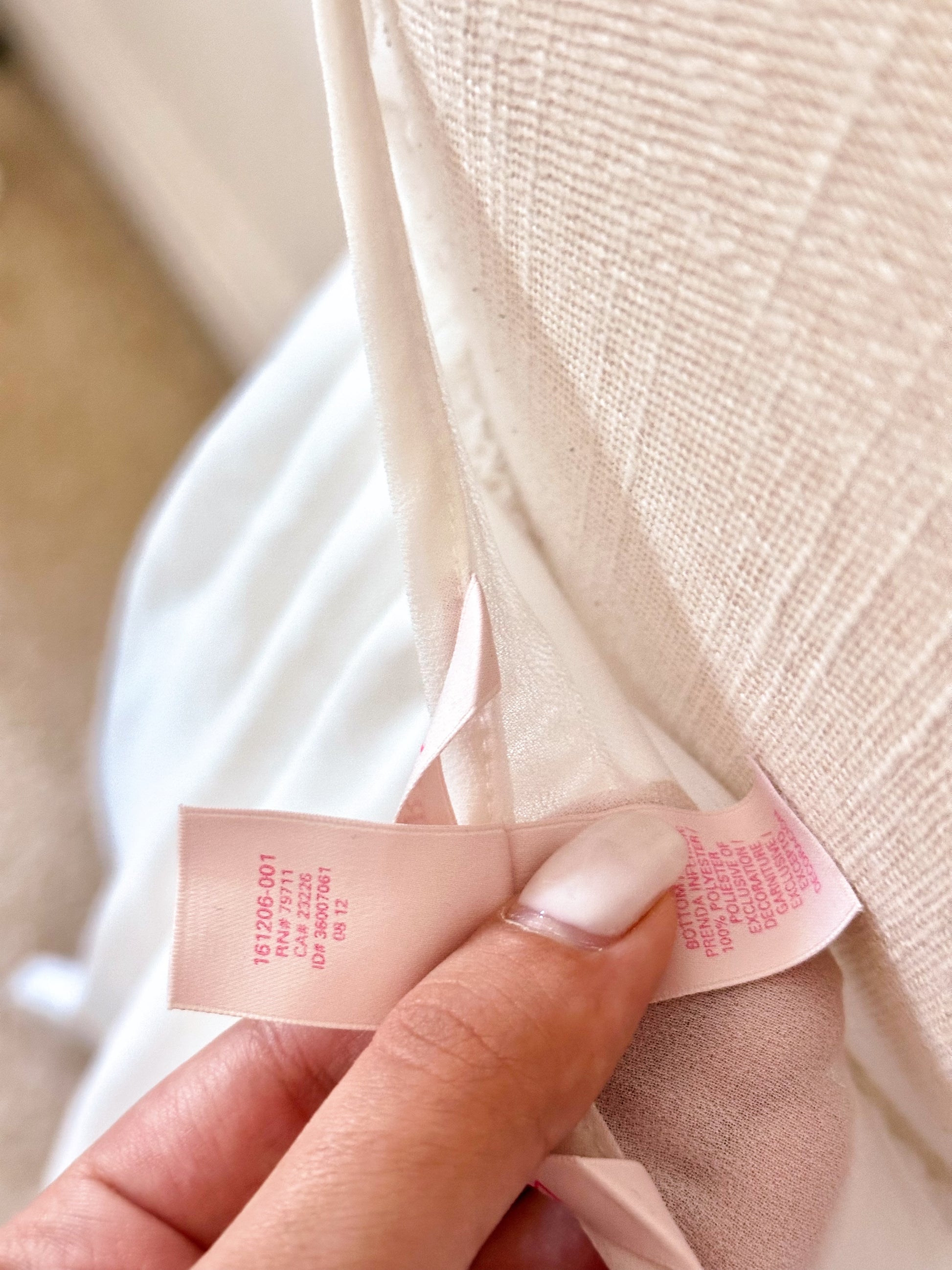 Vintage 2012 Victoria’s Secret White Milkmaid Babydoll Top Size: M