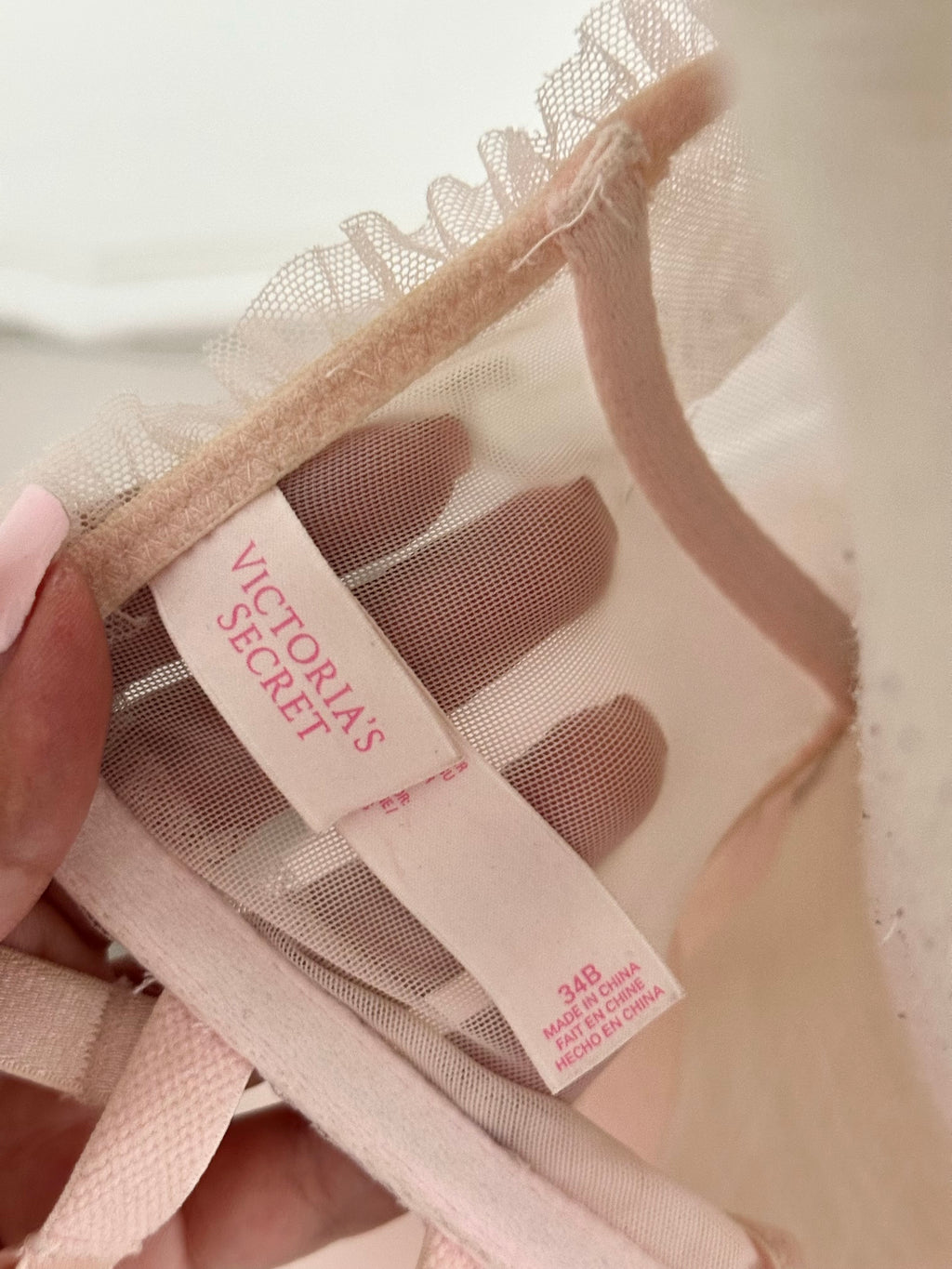 Vintage 2014 Victoria’s Secret Ballerina Pink Babydoll Top Size: 34B