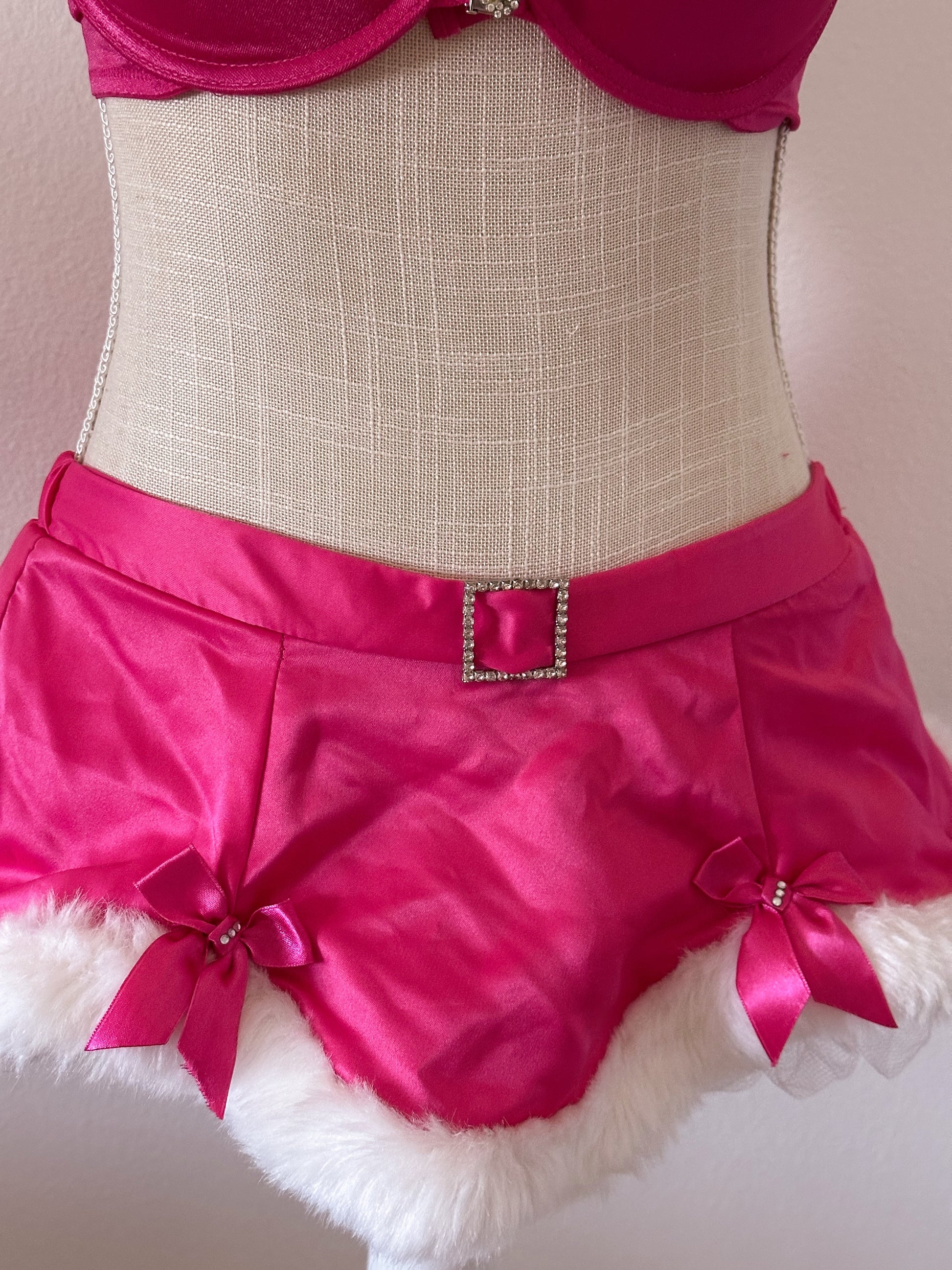 Vintage Victoria's Secret 4 piece santa lingerie set size: 34 C/ S