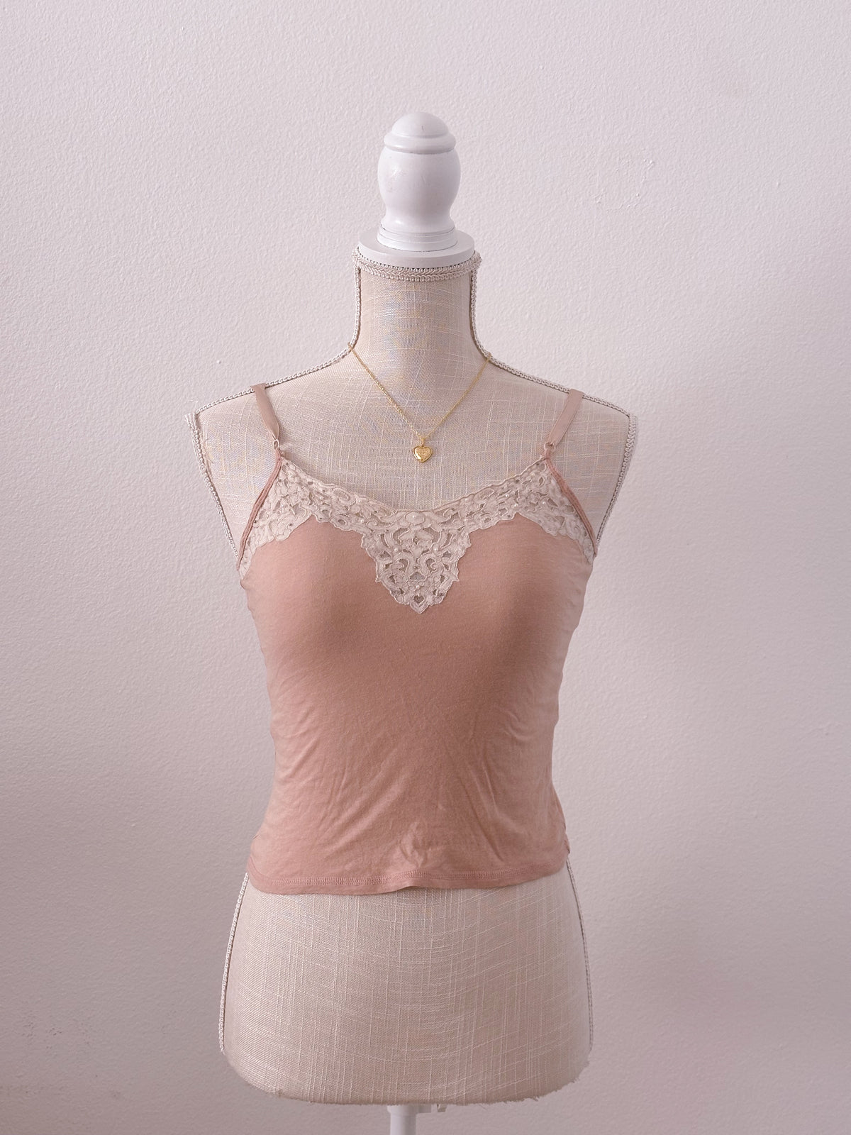 Vintage Abercrombie nude pink cami tank top size: XS