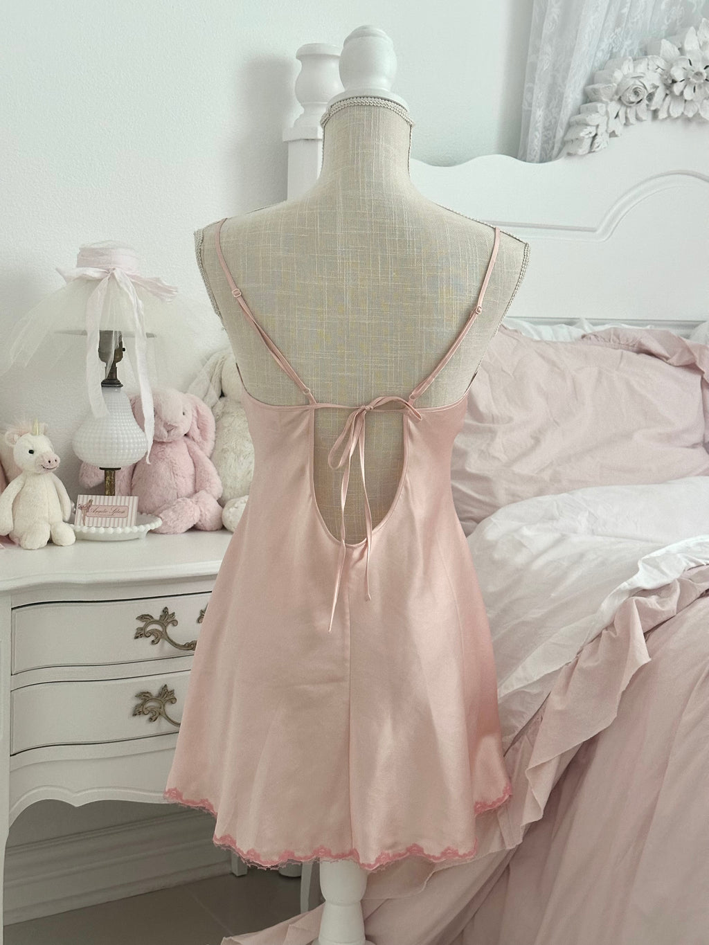 Vintage 2003 Victoria’s Secret Pink Slip Dress Size: M (Fits S)