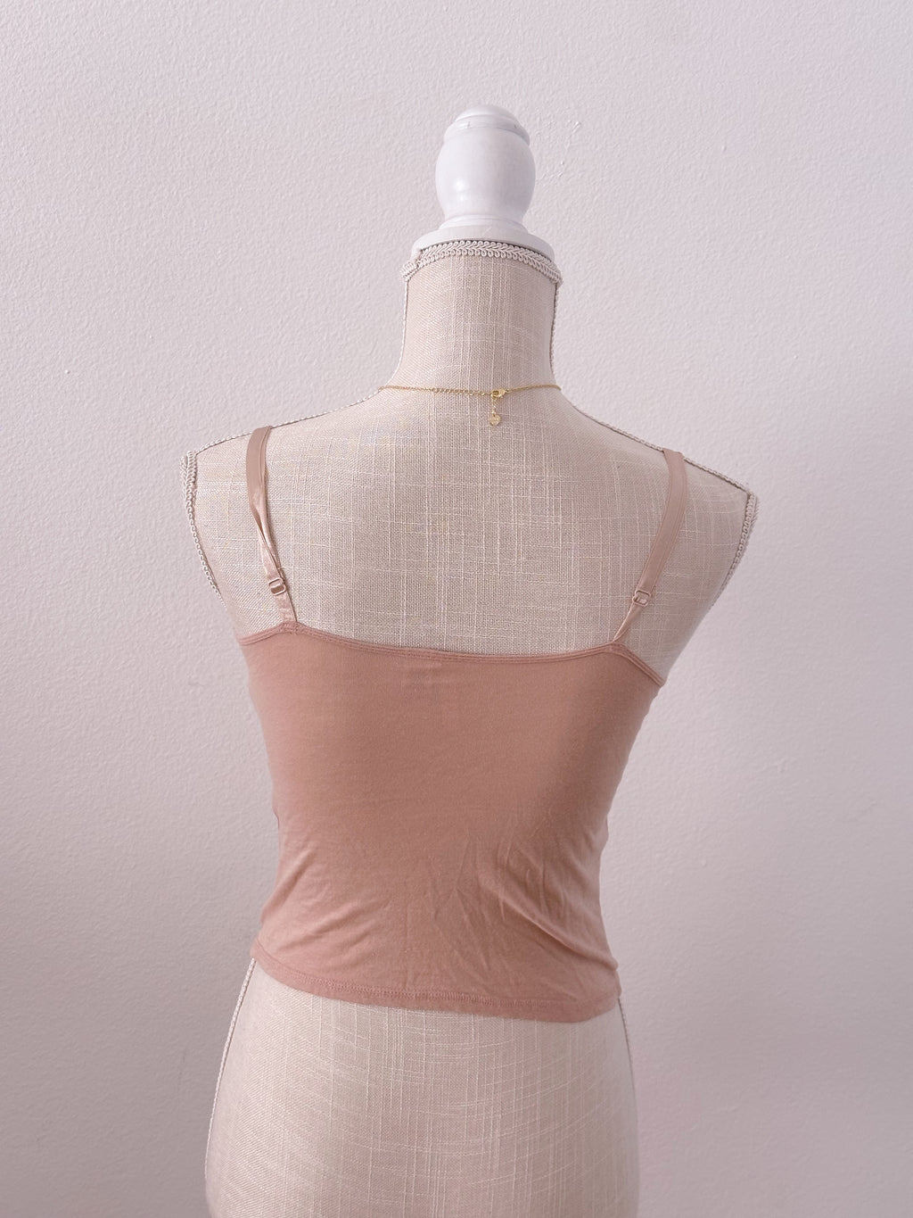 Vintage Abercrombie nude pink cami tank top size: XS