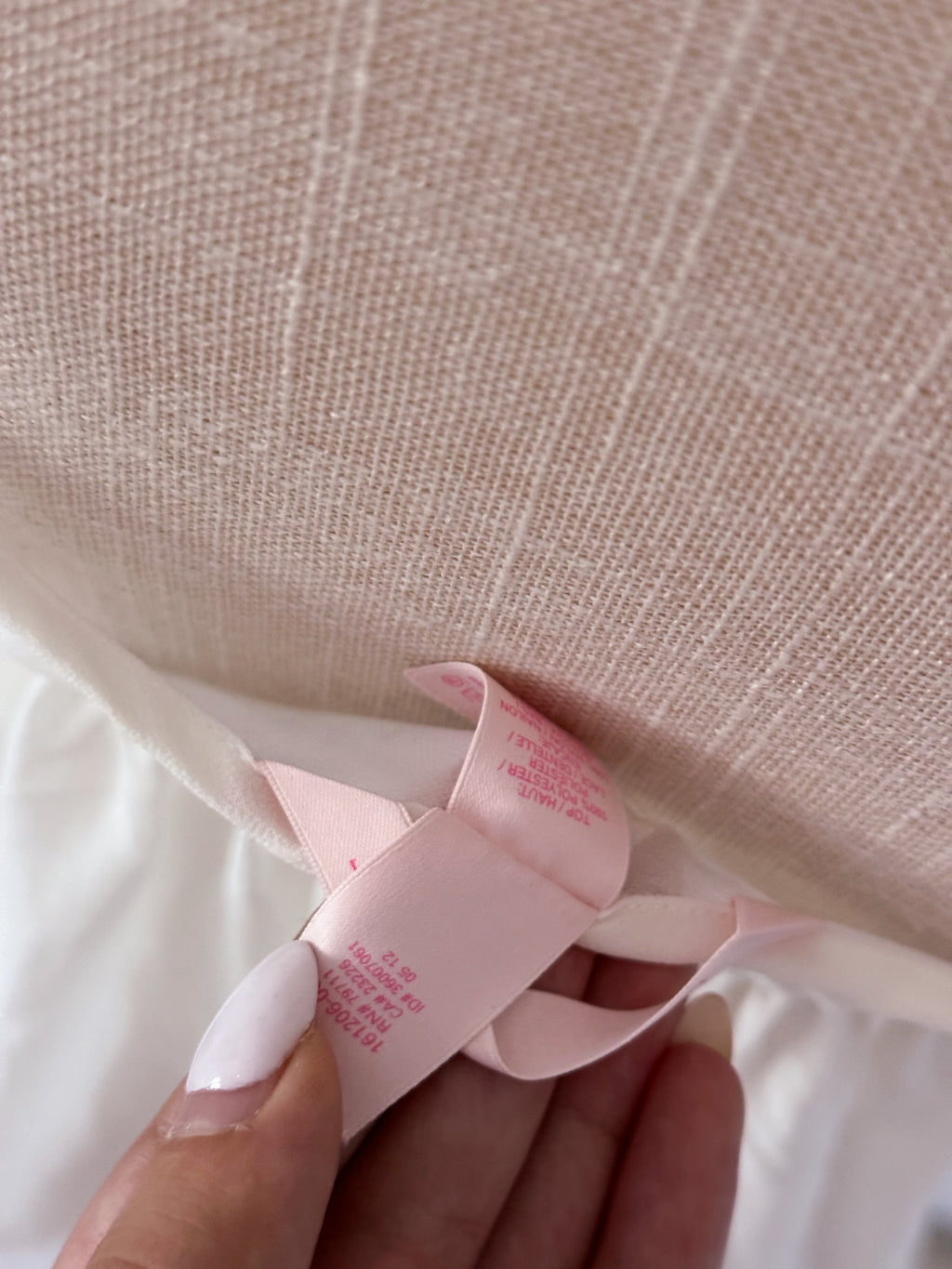 Victoria's Secret white milk made babydoll sheer cami top size: M