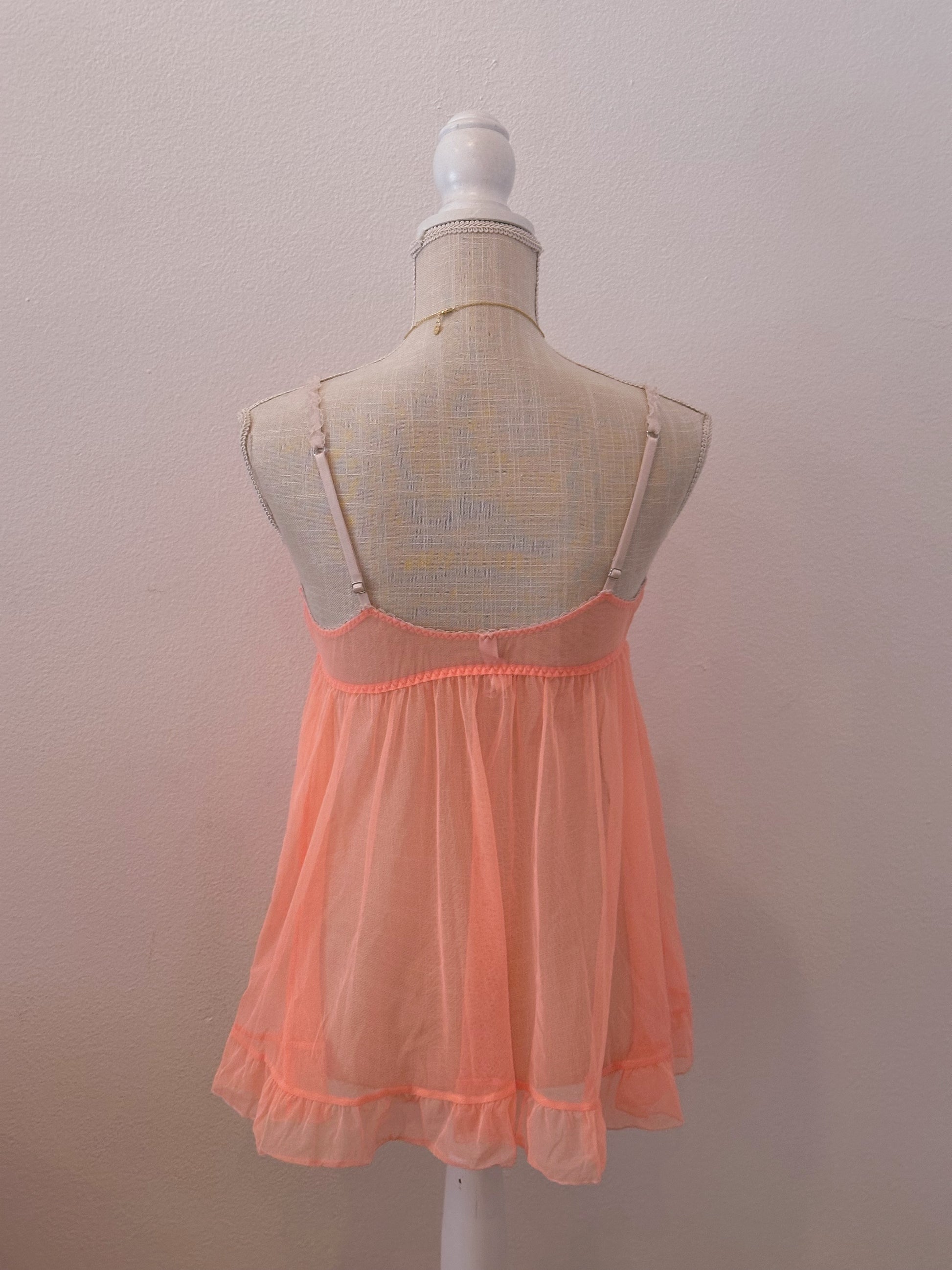 Vintage Victoria's Secret Orange Babydoll top Size: L