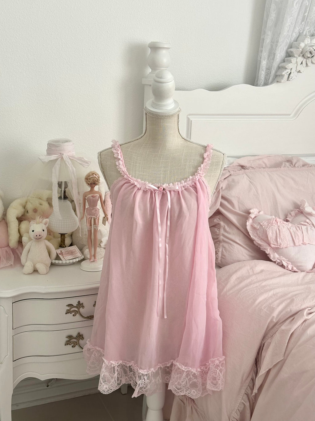 Heaven Sent Babydoll Slip Dress