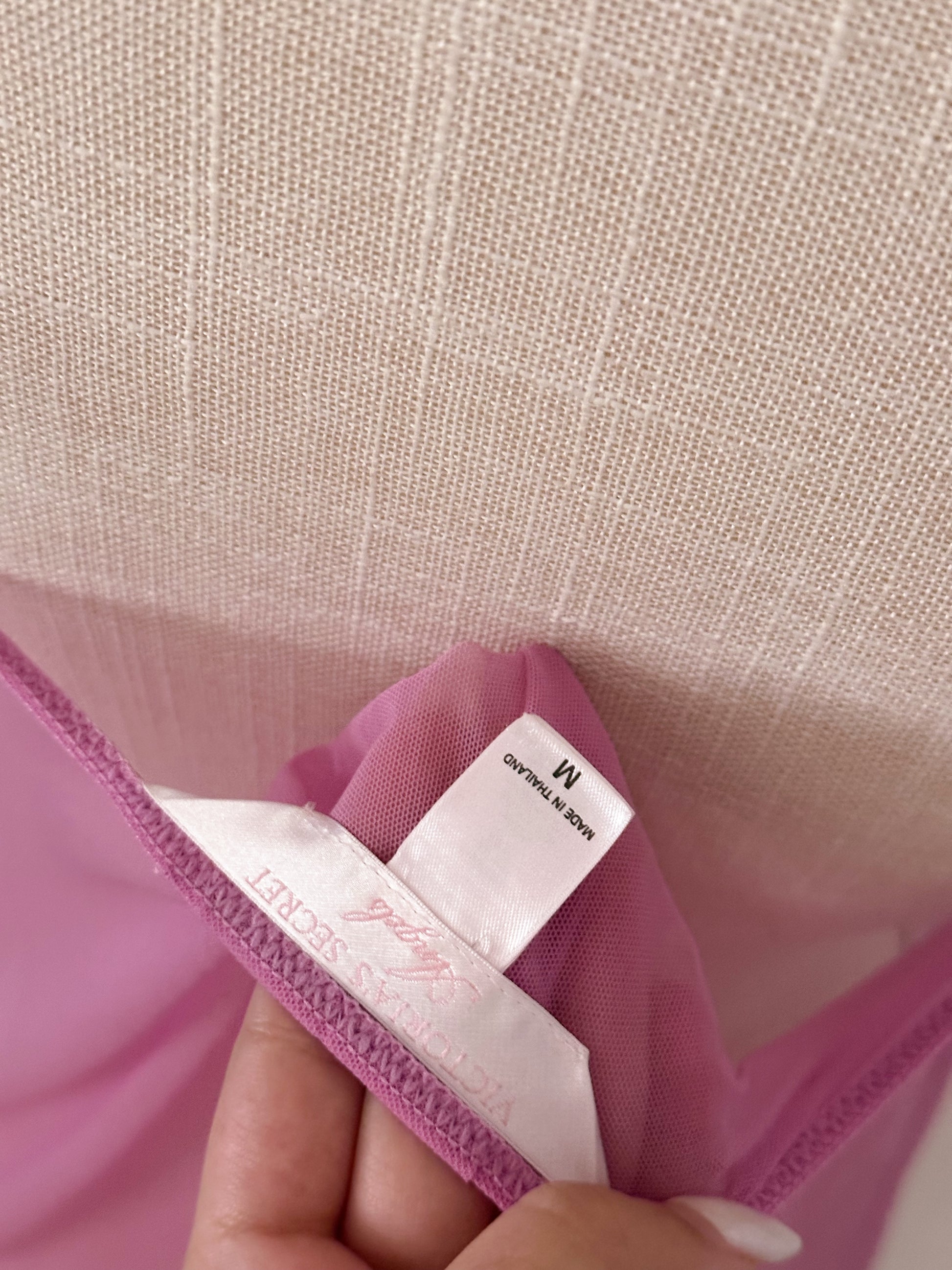 Vintage Victoria's Secret pink/purple Sabrina Carpenter Babydoll size: M