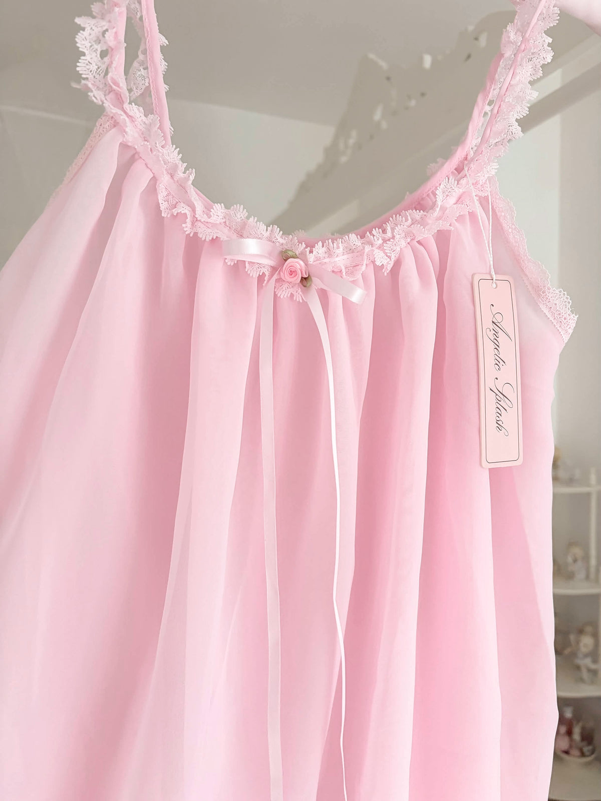 Heaven Sent Babydoll Mini Slip Dress