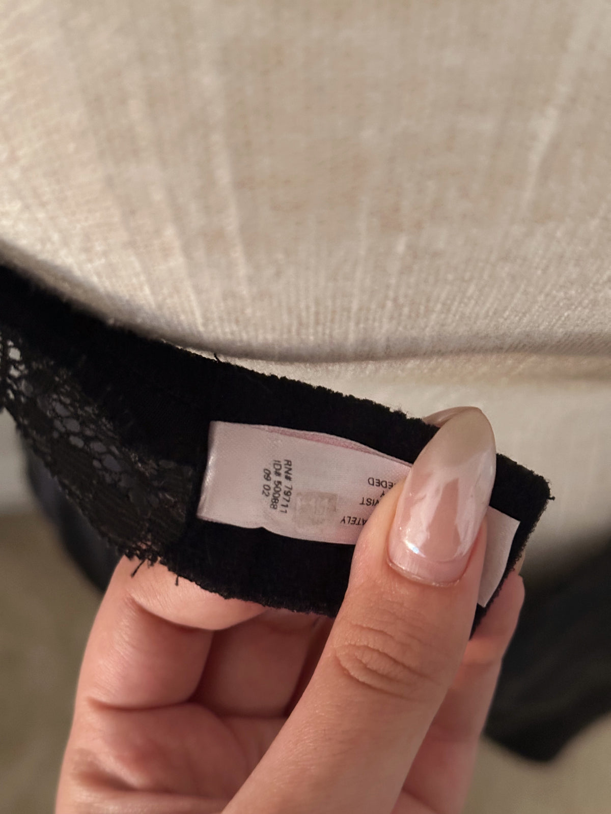 Victoria's Secret black Madison Beer slip dress