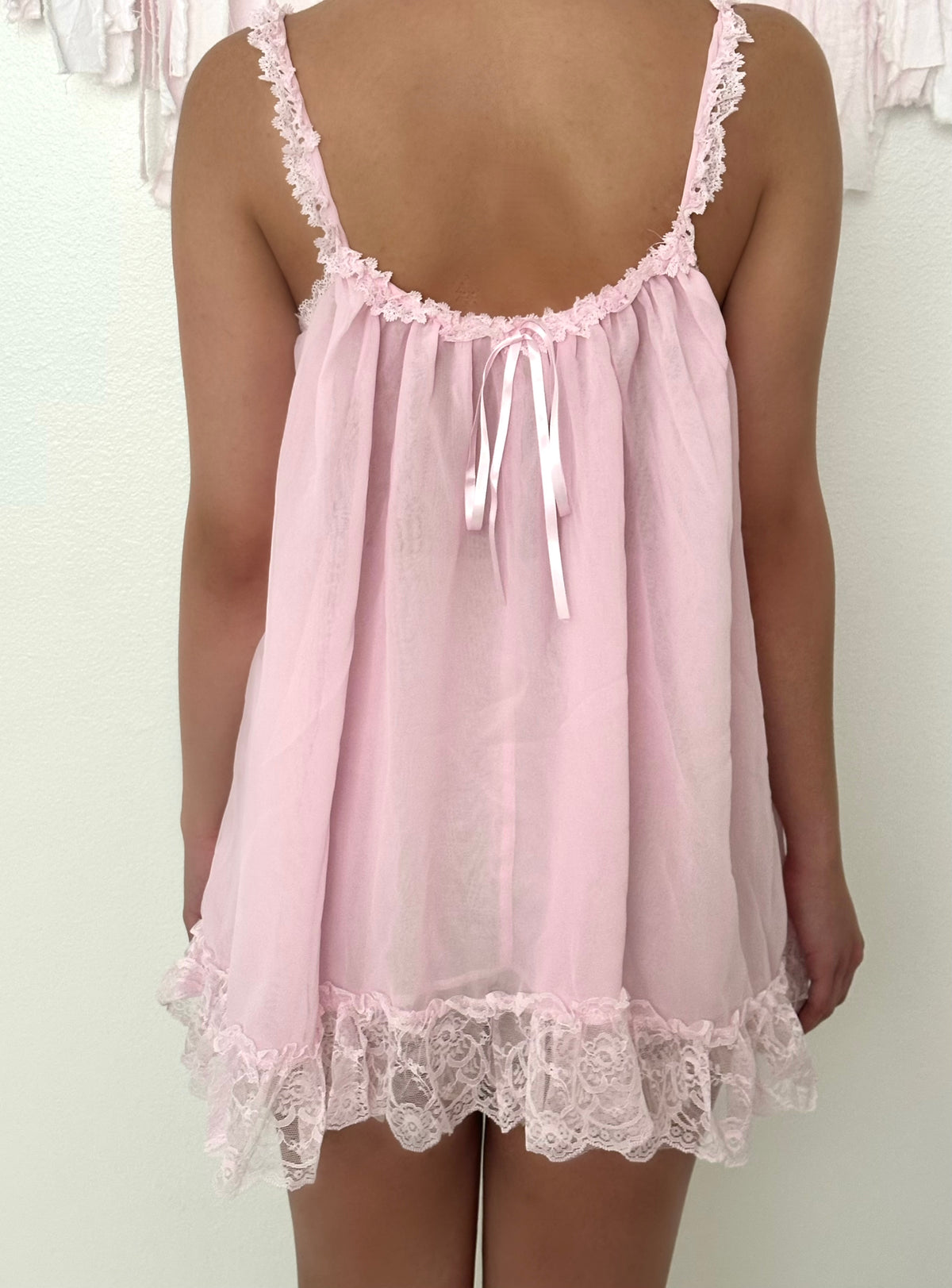 Heaven Sent Babydoll Mini Slip Dress