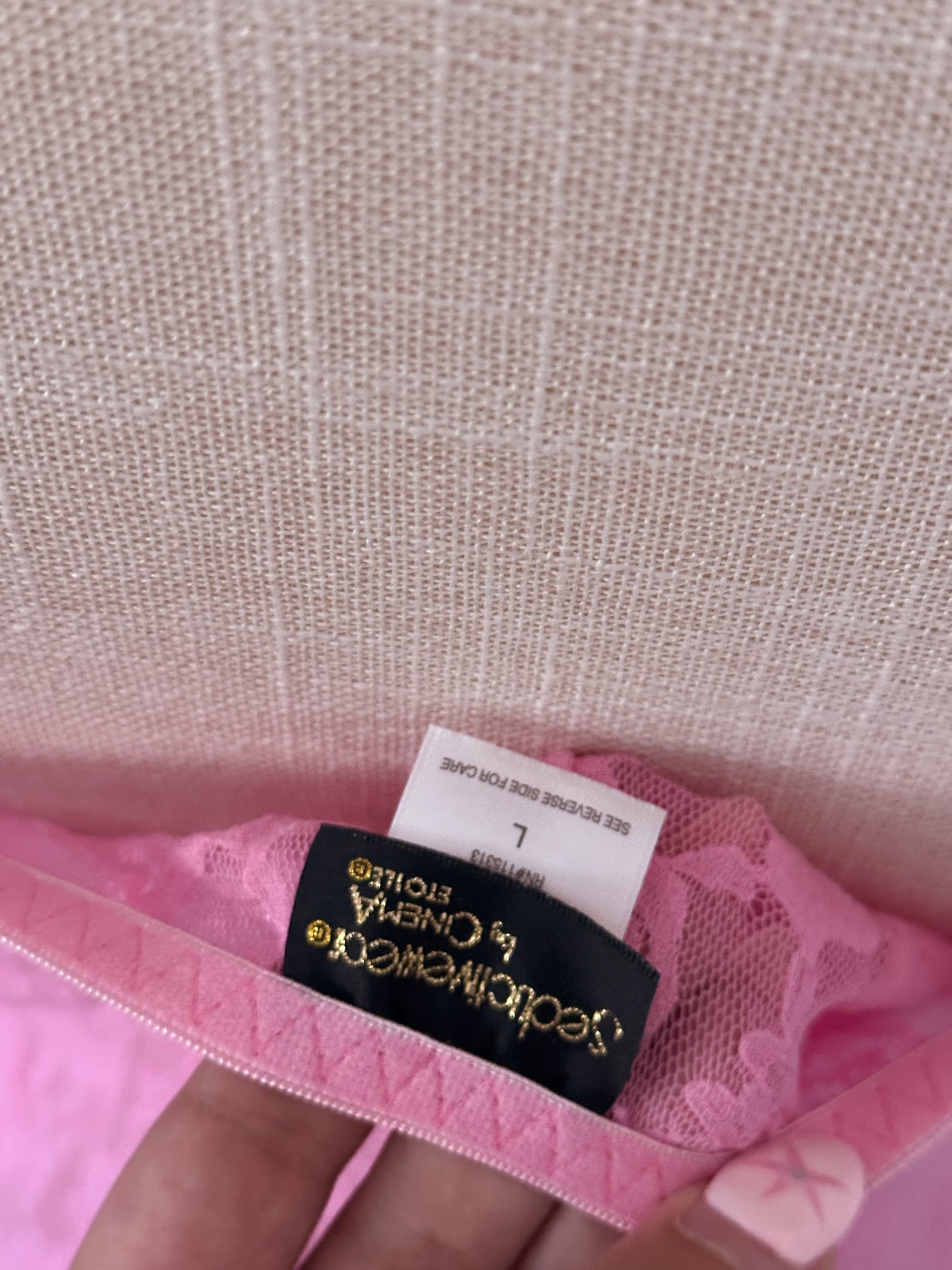 Vintage Cinema Etoile Madison Beer babydoll slip dress size: L