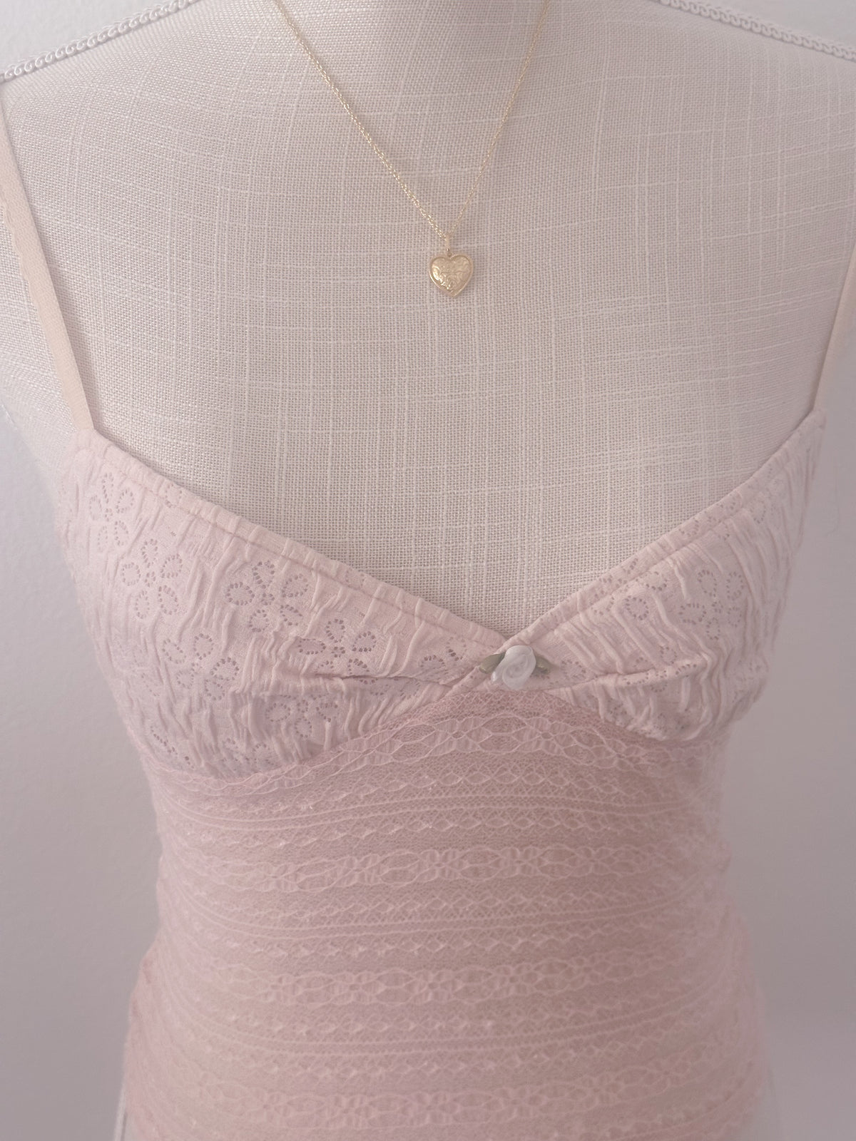 Edikted pink cami tank top size: XS