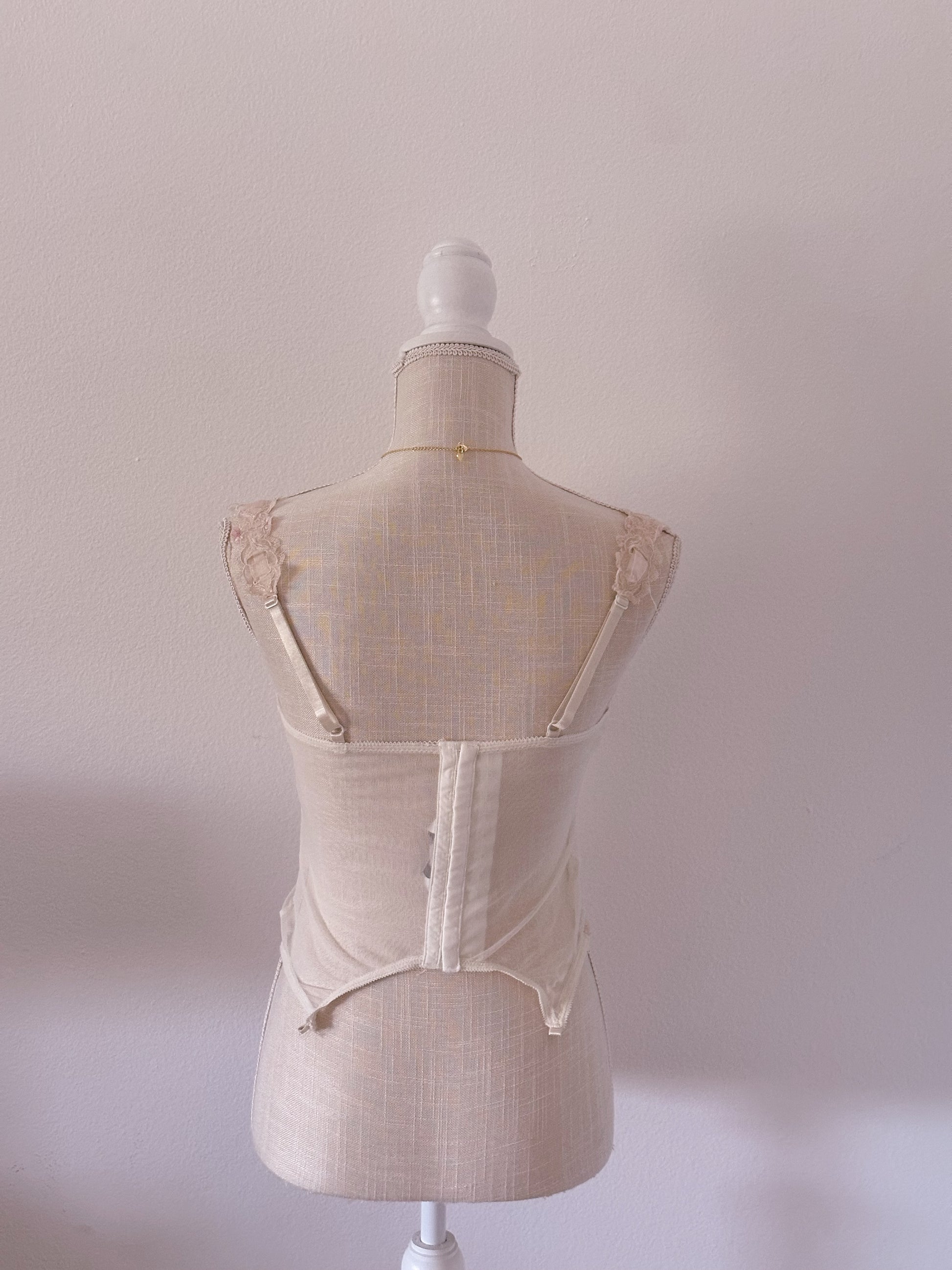 Vintage Delicates Angelic bustier corset cami top size: S