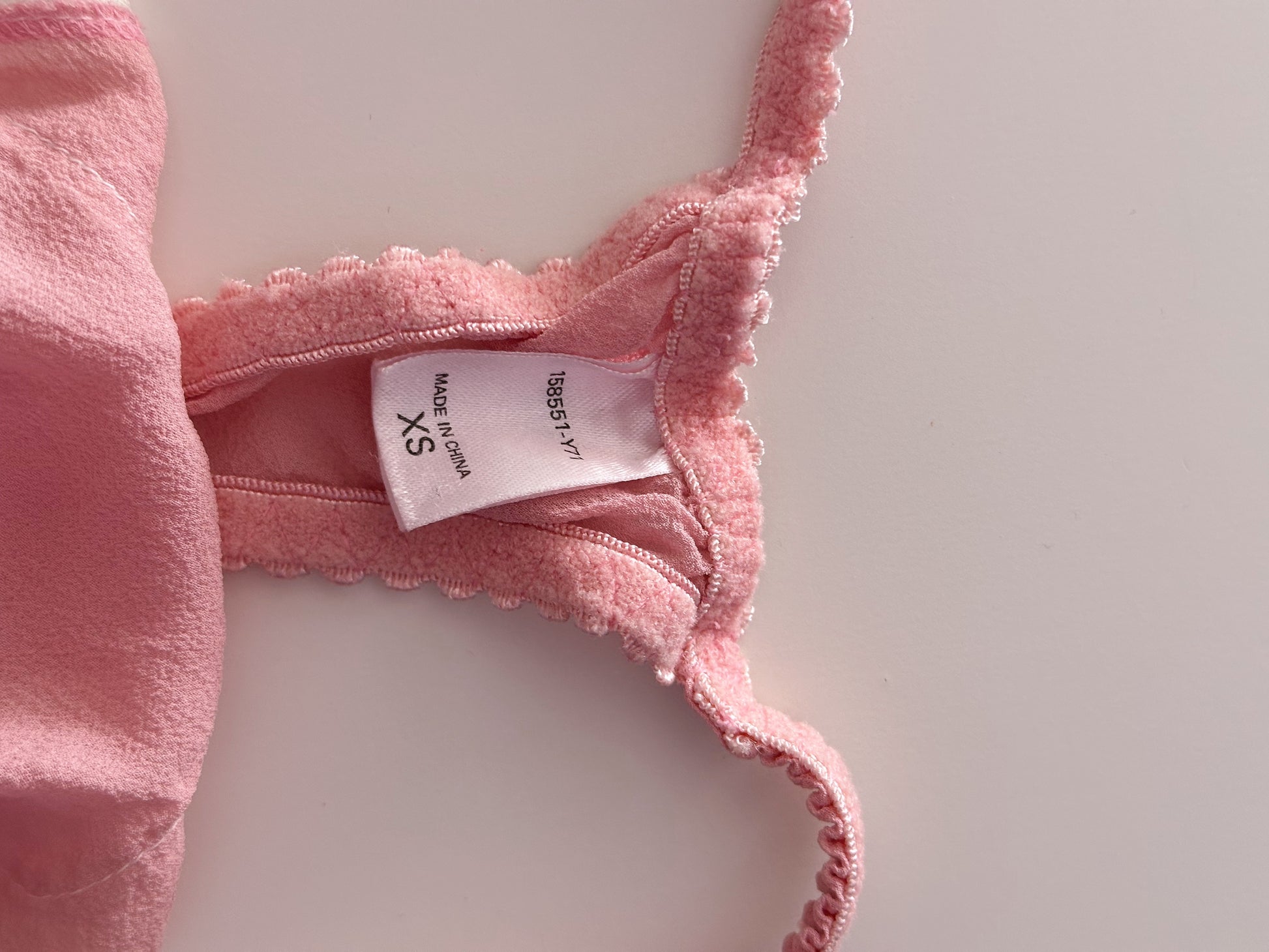 Vintage Victoria's Secret, pink baby doll set size: xs