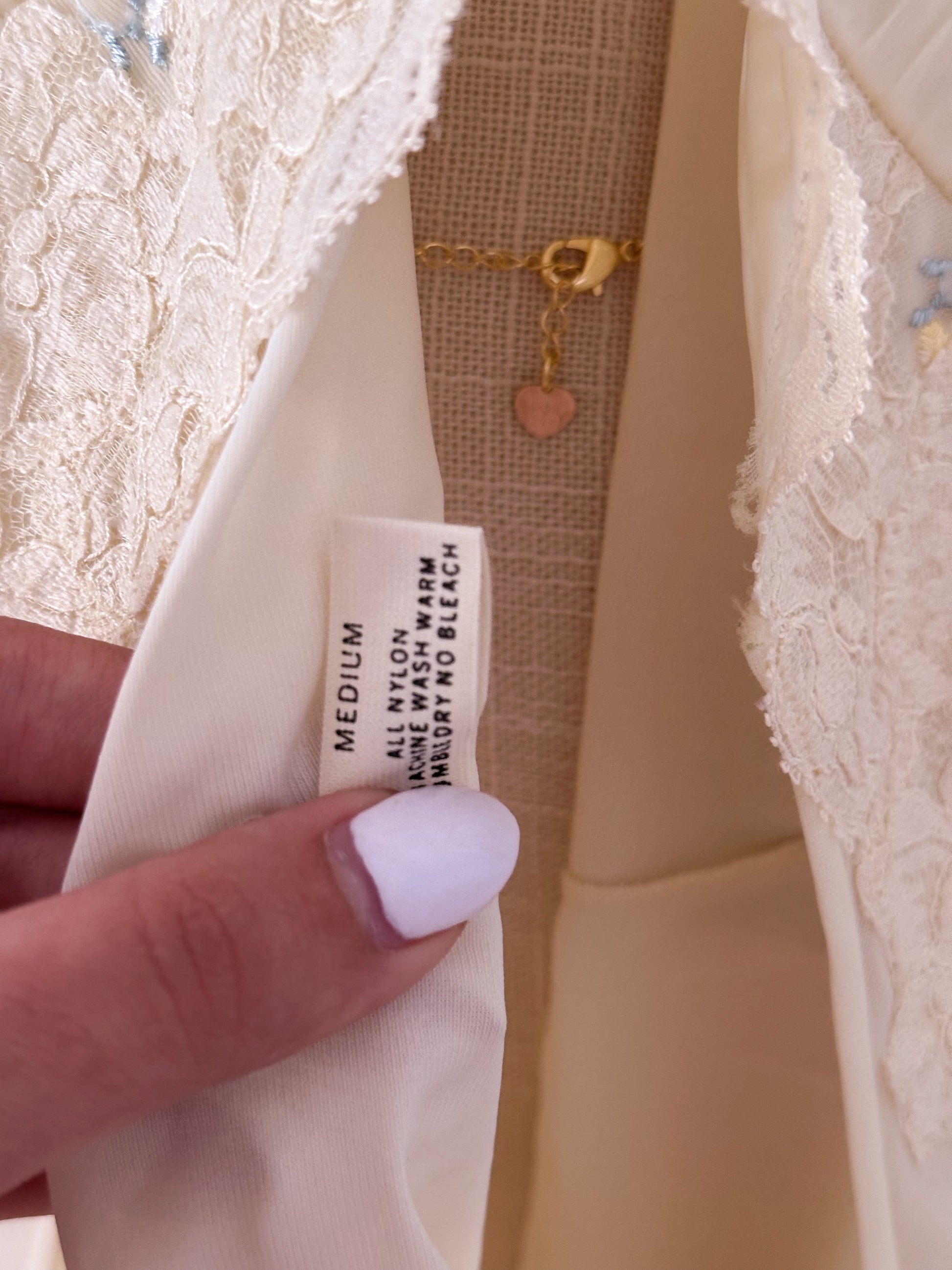 Vintage 1960s yellow peignoir nightgown slip dress size: M