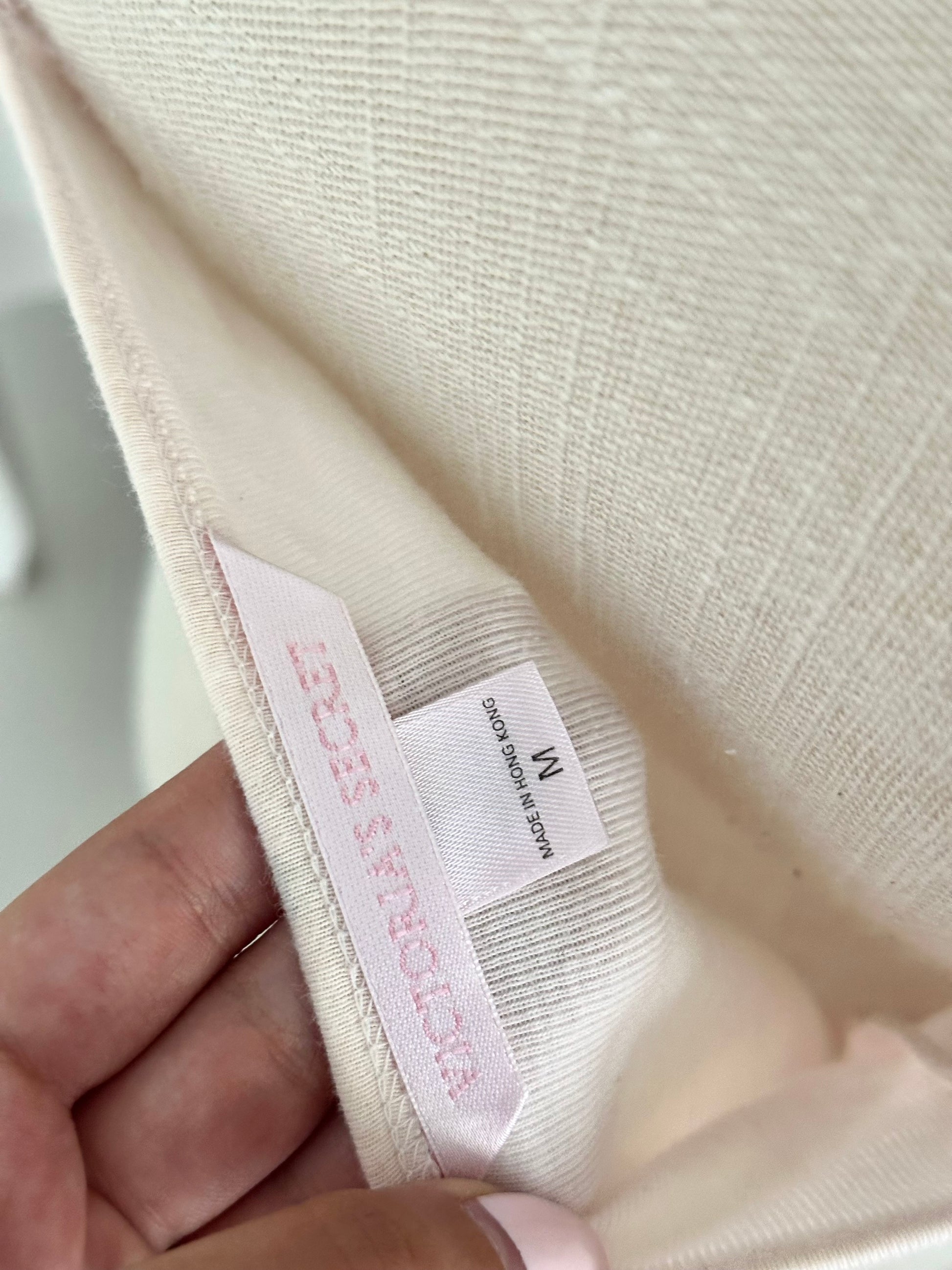 Vintage 2001 Victoria’s Secret Light Pink Cotton Cami Top Size: M