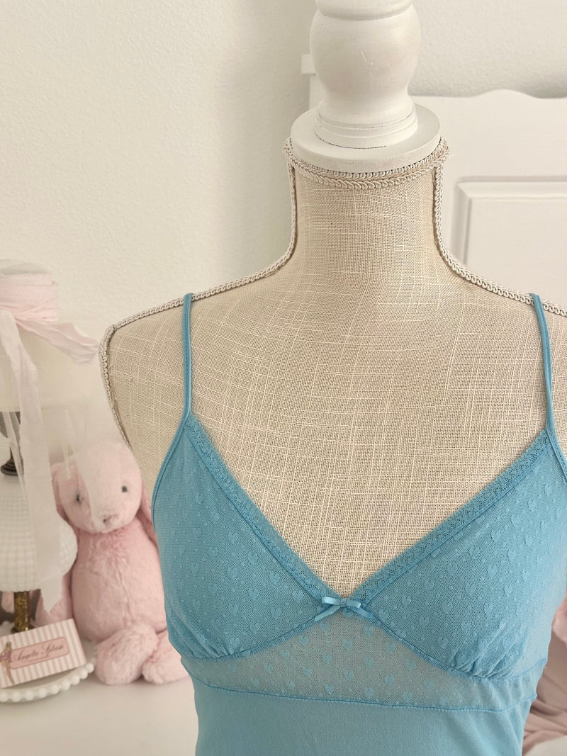 Vintage 2006 Victoria’s Secret Angels Collection Blue Slip Dress Size: S