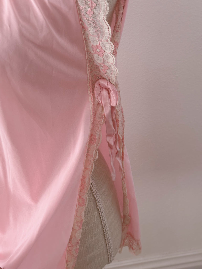 Vintage 1950s Pink Babydoll top size: M