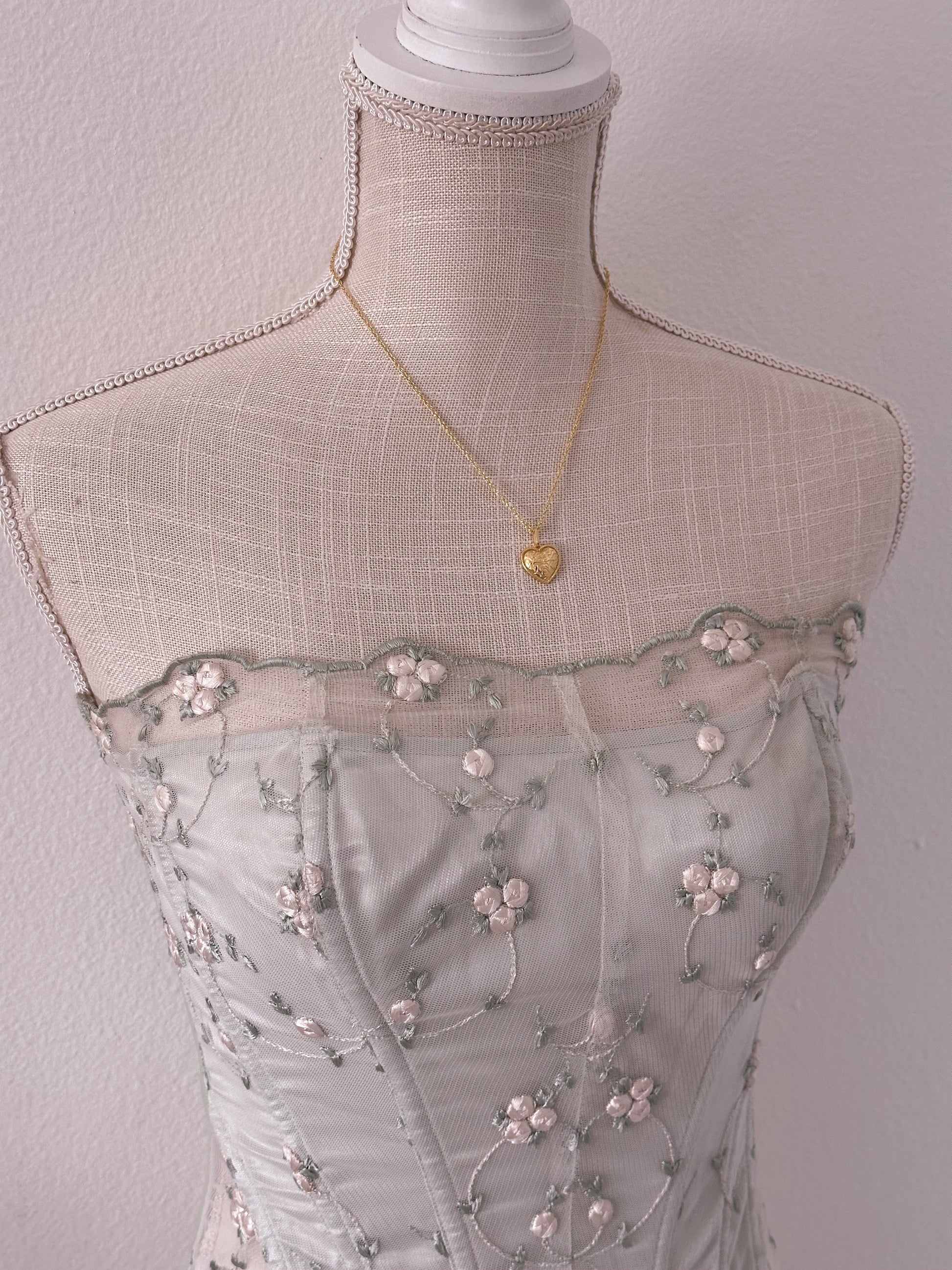 Vintage Victoria's Secret green corset top from 2002 Size: S