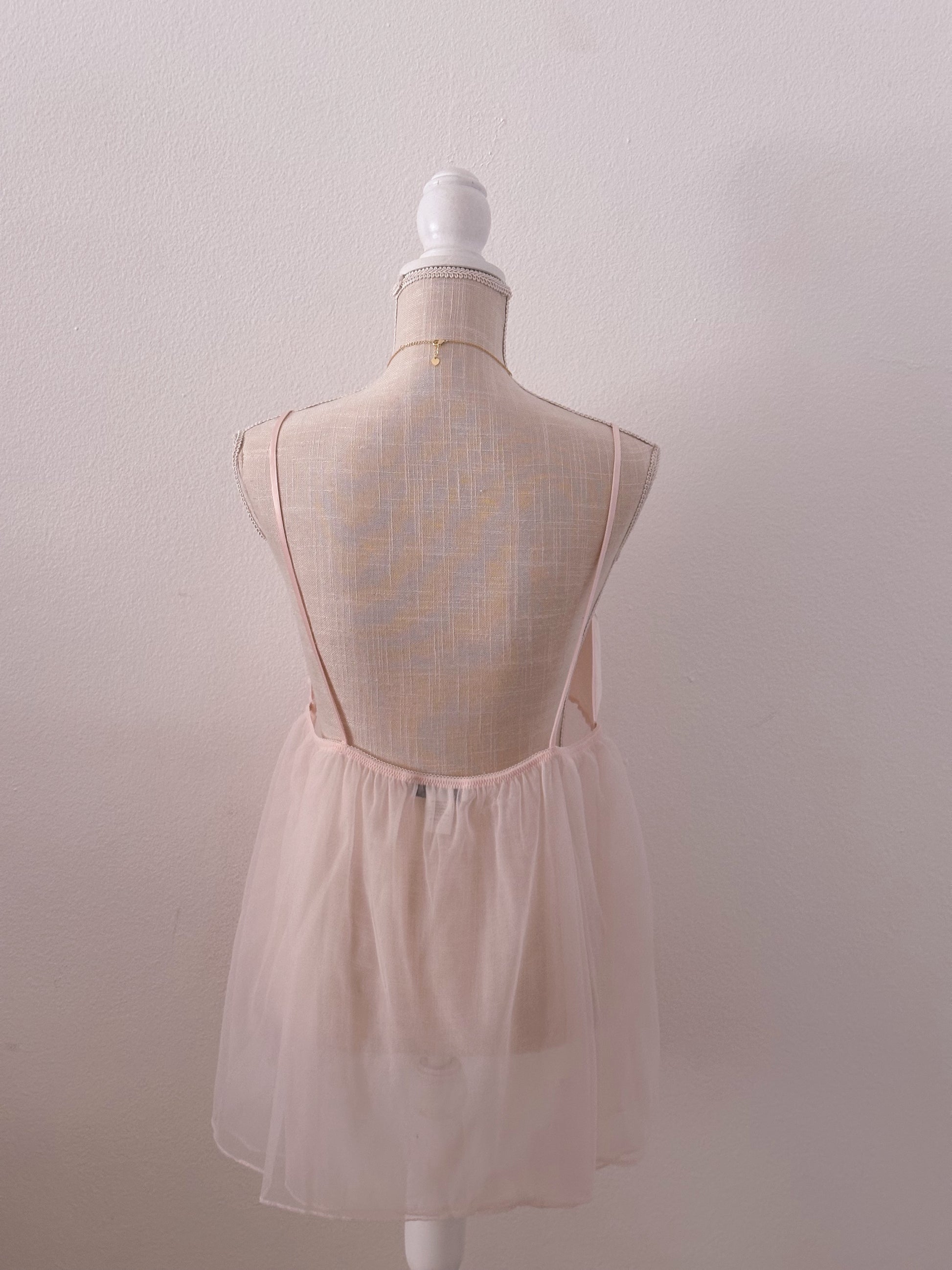 Vintage 1990s cinema etoile pink babydoll slip dress Size: L
