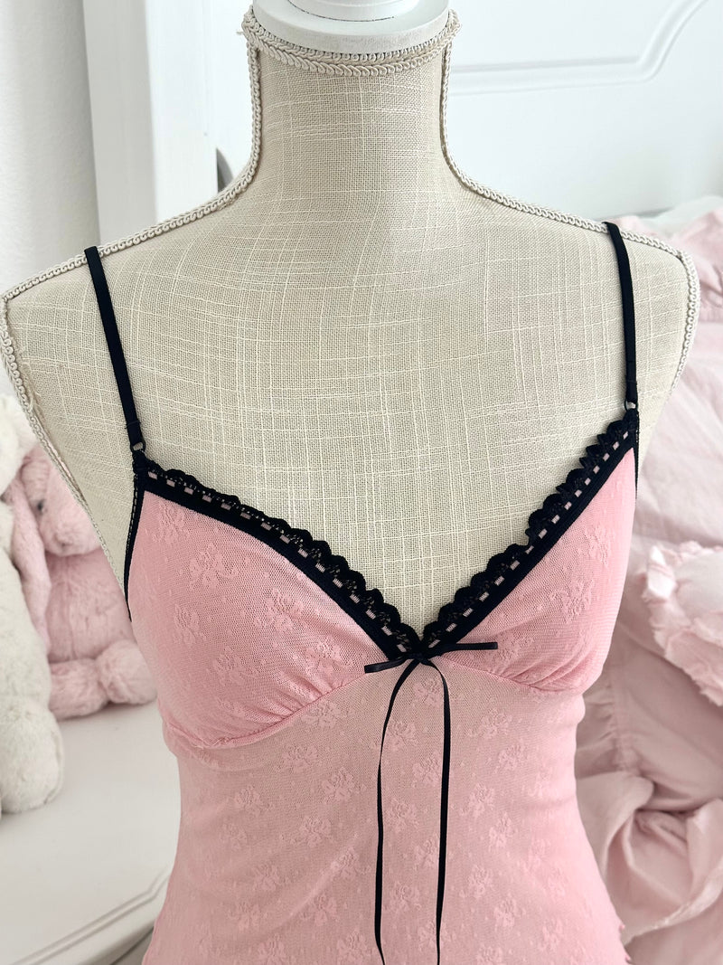 Vintage 2004 Victoria’s Secret Pink Sheer Cami Top Size: S
