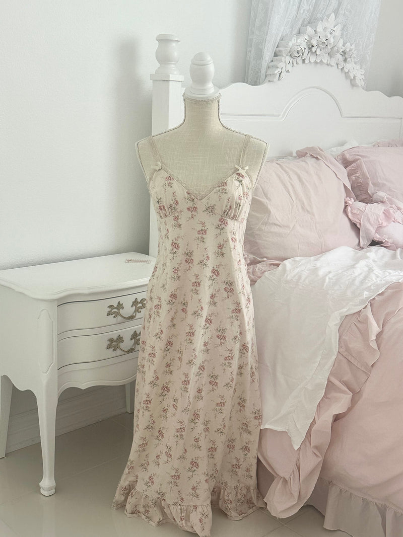 Vintage 2004 Victoria’s Secret Floral Cotton Maxi Dress Size: S