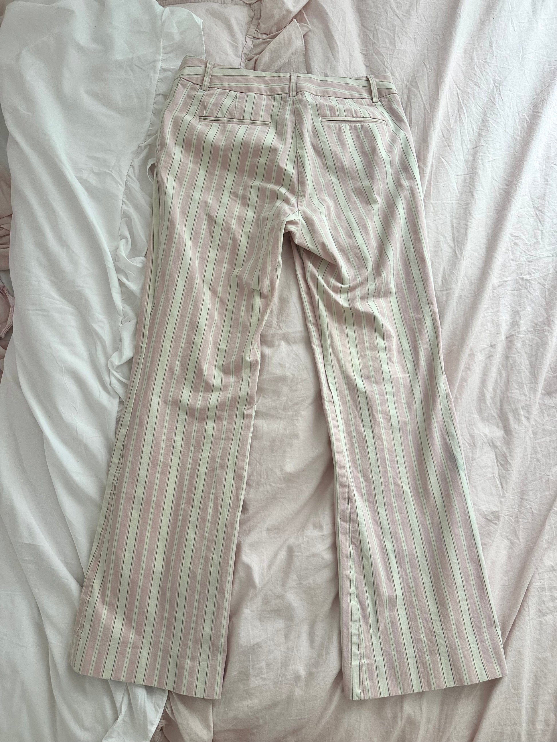Vintage Victoria’s Secret Pink Striped Pants Size: 6 (Fits XS/S)