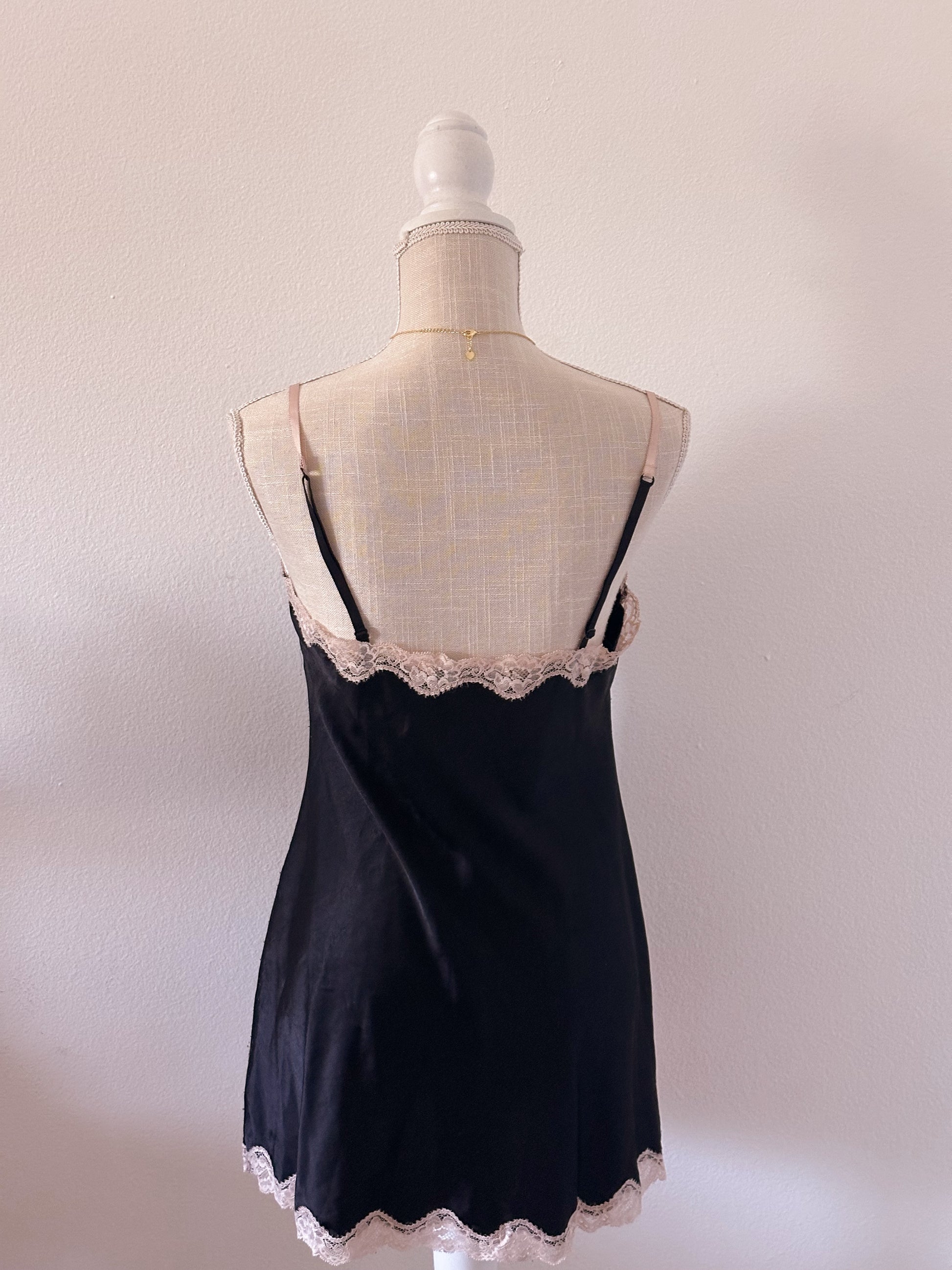 Vintage Victoria's Secret Black slip dress size: M