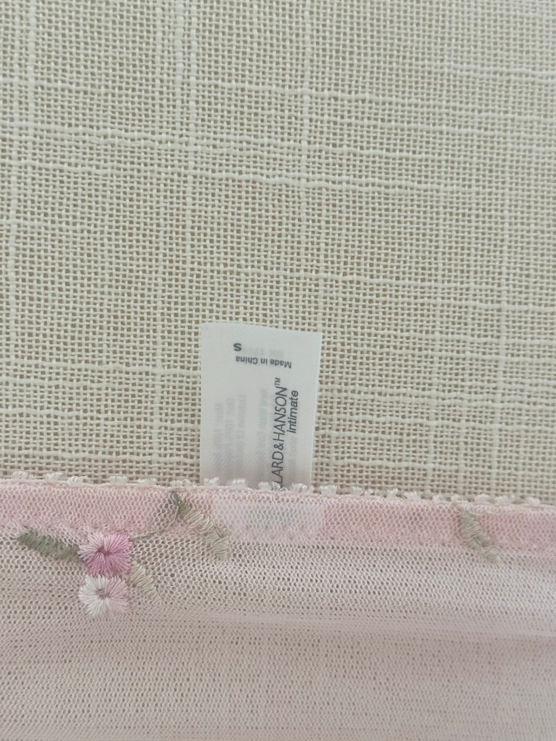 Vintage Y2K Hillard & Hanson Pink Shabby Chic Babydoll Slip Dress Size: S