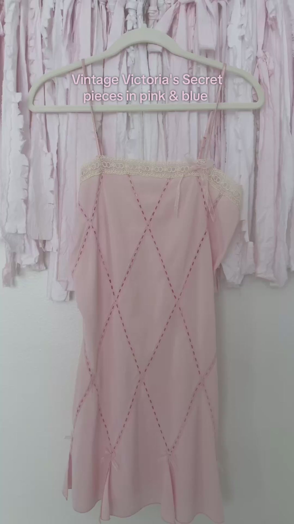 Vintage 2005 Victoria’s Secret Angels Collection Blue Slip Dress Size: M