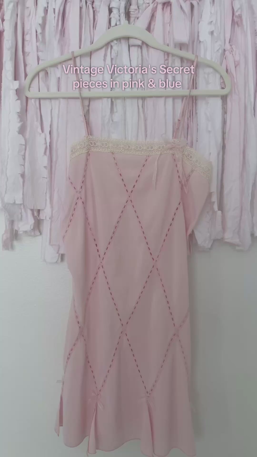 Vintage 2005 Victoria’s Secret Angels Collection Blue Slip Dress Size: M